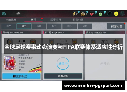 全球足球赛事动态演变与FIFA联赛体系适应性分析