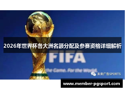 2026年世界杯各大洲名额分配及参赛资格详细解析